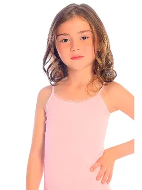 Öts İç Giyim Kız Çocuk Atlet Ribana Ince Askılı Renkli  ÖTS 8020 - 6 ADET - Alternatif Görünüm